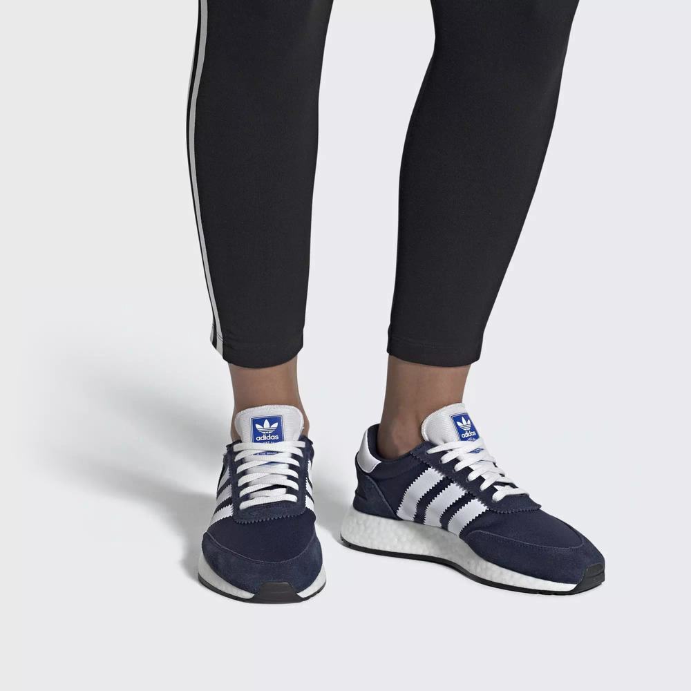 Adidas I-5923 Tenis Azules Para Mujer (MX-18345)